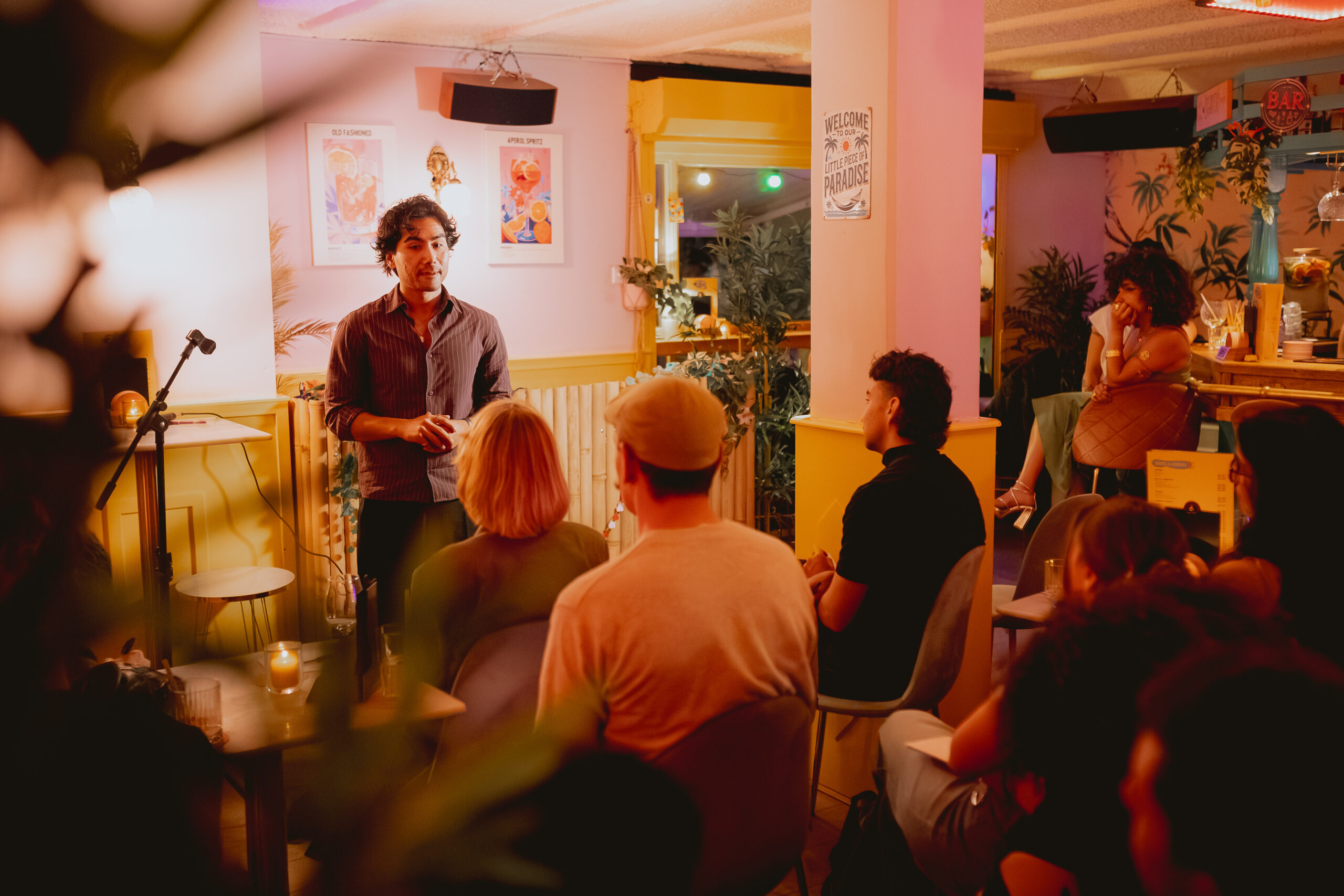 An intimate storytelling evening in Amsterdam