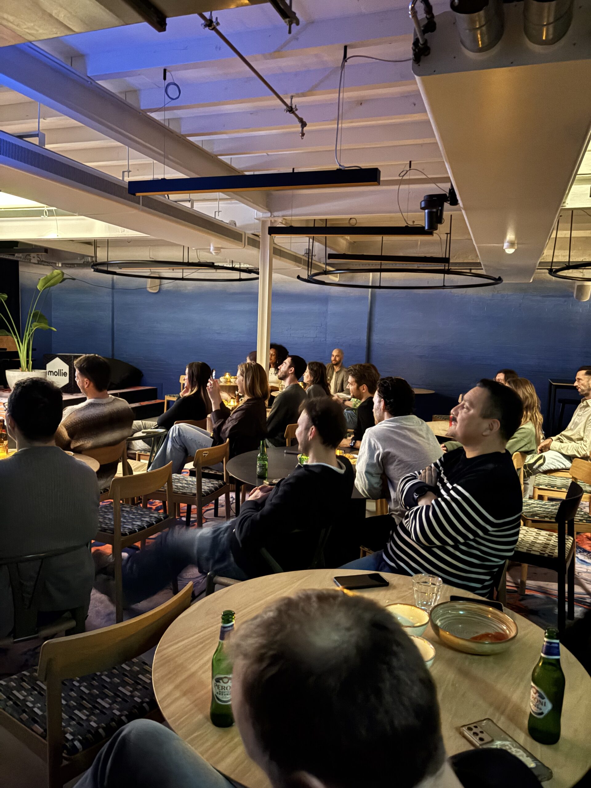 Audience at the Mollie storytelling night